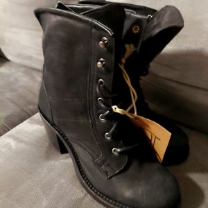 NWT Libery Black women's sz 6 black boots heel